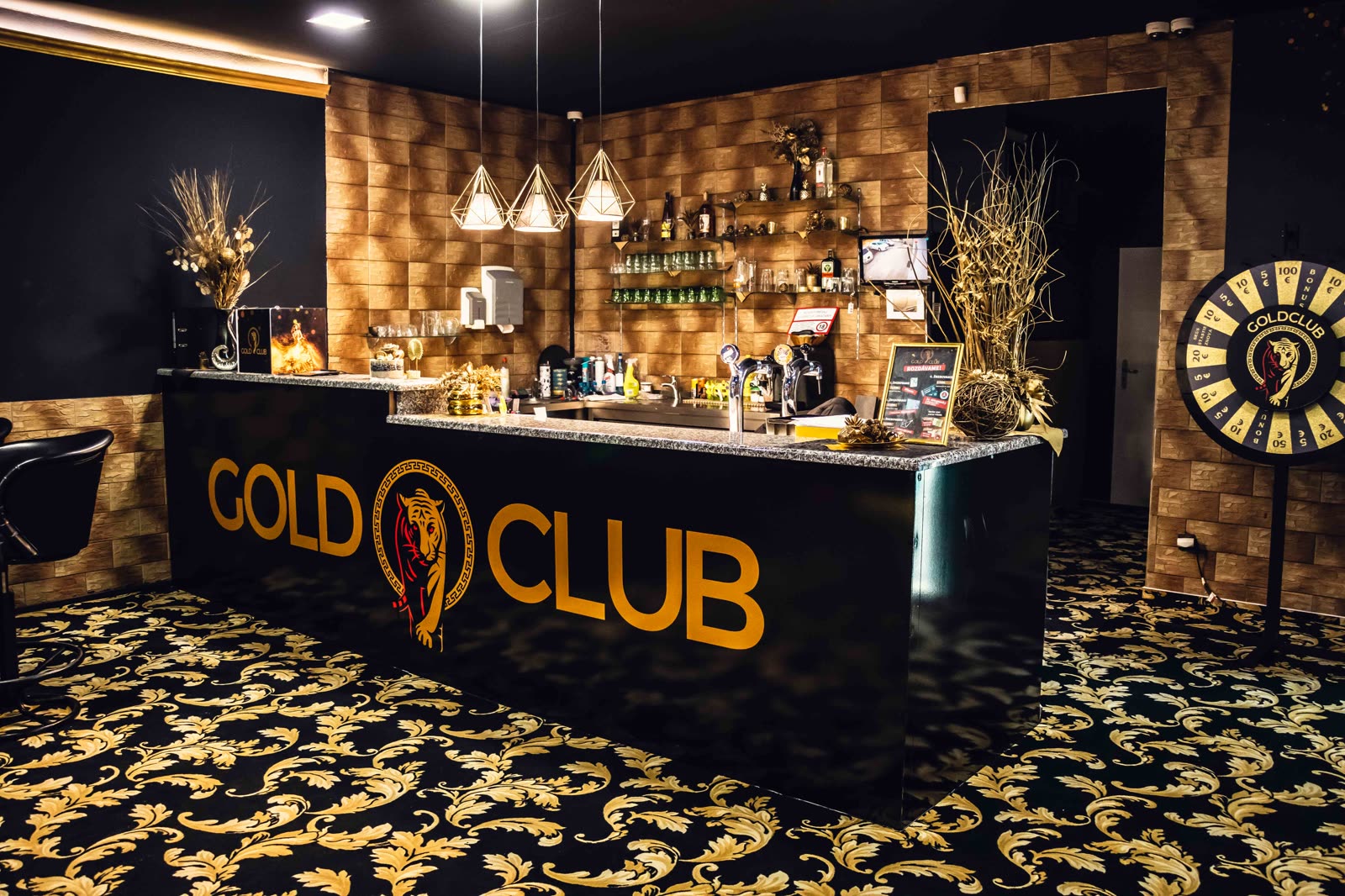 Bar prevádzky GOLD CLUB Sľažany